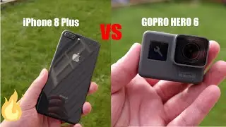 iPhone 8 Plus Vs GoPro Hero 6 4k 60FPS Stabilization Shootout