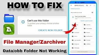 Fix Can't use this folder problem in Android phone // use this folder Not Allow 