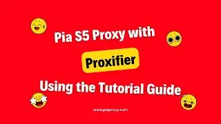 Get Proxy IP for Free——Teaching Guide for Pia S5 Proxy with Proxifier