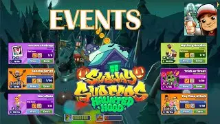 Subway Surfers World Tour | Haunted Hood - All events in a video