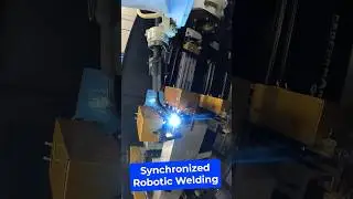 Synchronized Robotic Welding. #engineering