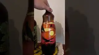 Pinturas em garrafas parte 2
