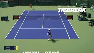 TIEBREAK - Carlos Alcaraz Vs Grigor Dimitrov I Indian Wells Open I Expert Difficulty (PS5)