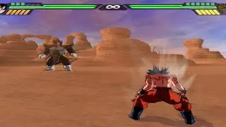 Goku vs Vegeta Ozaru | Dbz Bt3 Power levels with custom shader