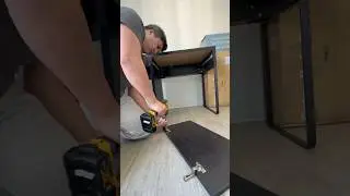 Ikea Micke desk assembly #ikea #furniture #how #dewalt #diy