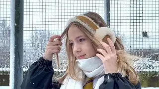 ŚNIEG W DZIEŃ KOBIET | NIE CHCIAŁY IŚĆ DO SZKOŁY | Wzruszyłam się na ten widok ... | VLOG