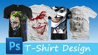 How To Design a T shirt Graphic In Adobe Photoshop 