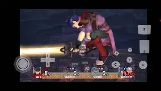 SSBB Hacks: Giant Growing Ike vs. Mario Bros. and Marth