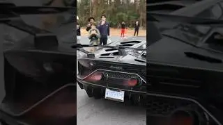 SVJ Sends it Leaving Crowded Car Show!!!