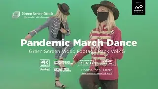 Pandemic March Dance – Green Screen Vide o Footage Pack 