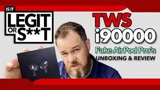 I Bought Some Fake AirPod Pro's From AliExpress - REVIEW - [TWS i90000] | Legit or S**T