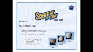 Free Certificate - NASA "Scientist for a Day" ||  NASA Certificate
