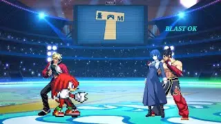 M.U.G.E.N - Knuckles & Rock Howard vs Ciel & Jin Kazama