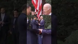 President Joe Biden greets China's President Xi Jinping in San Francisco 
