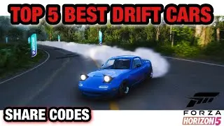 TOP 5 BEST DRIFT CARS | FORZA HORIZON 5 | SHARE CODES