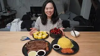 Nấu Cơm Chiên Beefsteak Cho Vợ Ngày Mưa