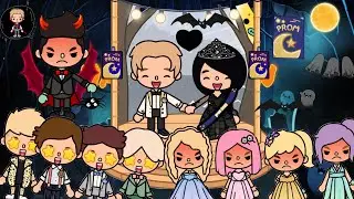 Vampire Has A Crush On Goth Girl, But She Likes Another Boy | Toca Life Story | Toca Boca