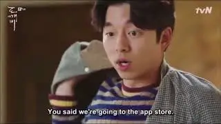 10 minute loop of Goblin (Gong Yoo) saying playstore