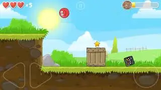 Второй уровень в red ball 4