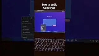 Text to audio Converter using Python