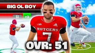 NCAA 24, but I am the worst QB in CFB