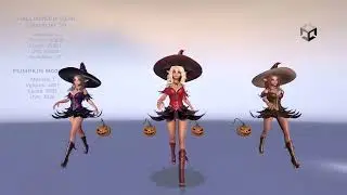 Game 3D Character Halloween Gerl