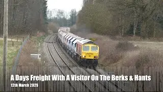 A Days Freight With A Visitor On The Berks & Hants 12.03.25 - 4K