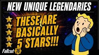 UNIQUE LEGENDARIES WILL BE THE NEW META IN FALLOUT 76... (Fallout 76 PTS)