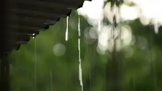 4K Best Relaxing Soothing Calming Sound Of Rain | Heavy Rain Sound For Study, Relaxation, & Work