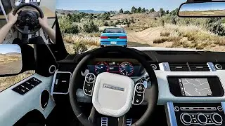 BeamNG Drive - Range Rover Sport SVR [Steering Wheel gameplay]