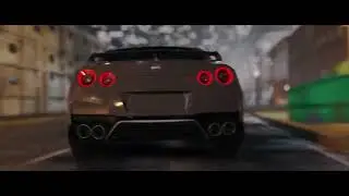 Blender car animation - GTR R35