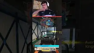 Streamer Reacts to My Flick (Part 1) #codm #shorts