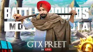 TOP 100 MAI ENTRY : BGMI LIVE | GTXPREET PUBG LIVE