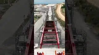 HS2 Wendover Dean Viaduct deck slide complete ✅ #shorts