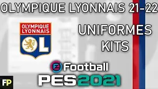 PES 2021 - Uniformes/kits Olympique Lyonnais/Lyon (21-22) Xbox