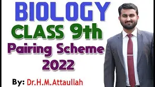 9th class Biology Punjab  text book Board pairing scheme 2022
