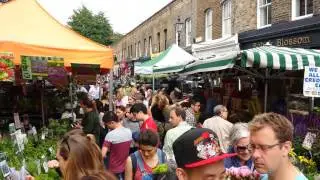 A walk through Columbia road flower market