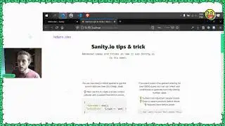 Creating a collection of Sanity.io tips in my website