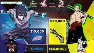 Sasuke vs. Zoro Power levels Comparison/Evolution🔥 | [2024] over the years