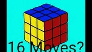 Rubik's Cube Solved In 16 Moves!