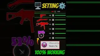 New Settings ⚙️| Redmi 9a 📲 Sensi + Dpi || 2025 Free Fire ⚡ Highlights