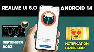 Realme UI 5.0 Android 14 Update Features - Notification Panel New Look