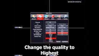 How to change Resolution and switch mode on Intellect (INT) DVR 4 8 Channel Recorder Hybrid