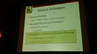 Human In the Loop Planning: Part 3a Decision Support (Explicit Constraints)