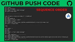 How to push the code in github Android Studio - github commands