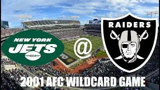 2001 AFC WILDCARD GAME - NYJ @ OAK [FULL GAME]