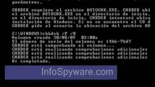 CHKDSK en Windows Xp