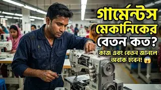 You will be surprised to know the work and salary of a mechanic in garments | How to Become Garme...