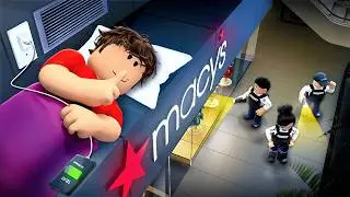 He Built a Secret Room in a Mall... (Roblox Movie)