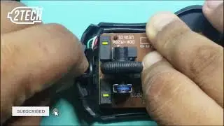 😱Easy fix to repair pc mouse with  bent exposed cable